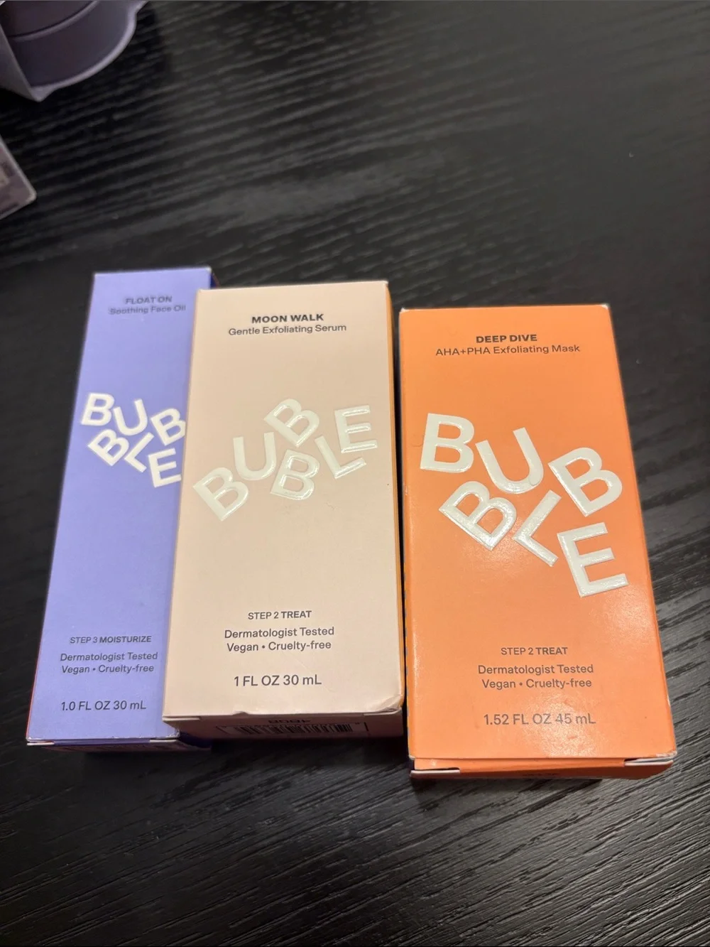Bubble Kids Moisturizer Trio - Purple, Cream & Orange